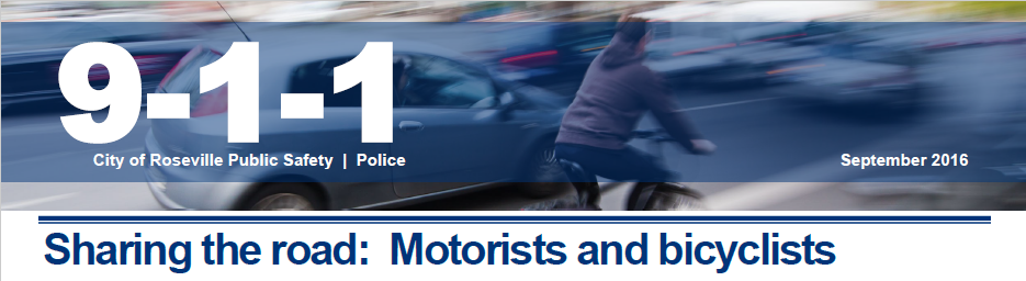 More information about "Public Safety News & Tips -- Sharing the road: Motorists and bicyclists"