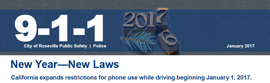 More information about "Public Safety News & Tips -- New Year -- New Laws"