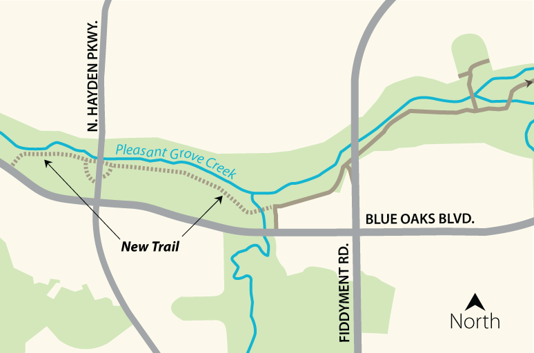 Pleasant Grove Creek Trail extension now open Parks Fiddyment Farm