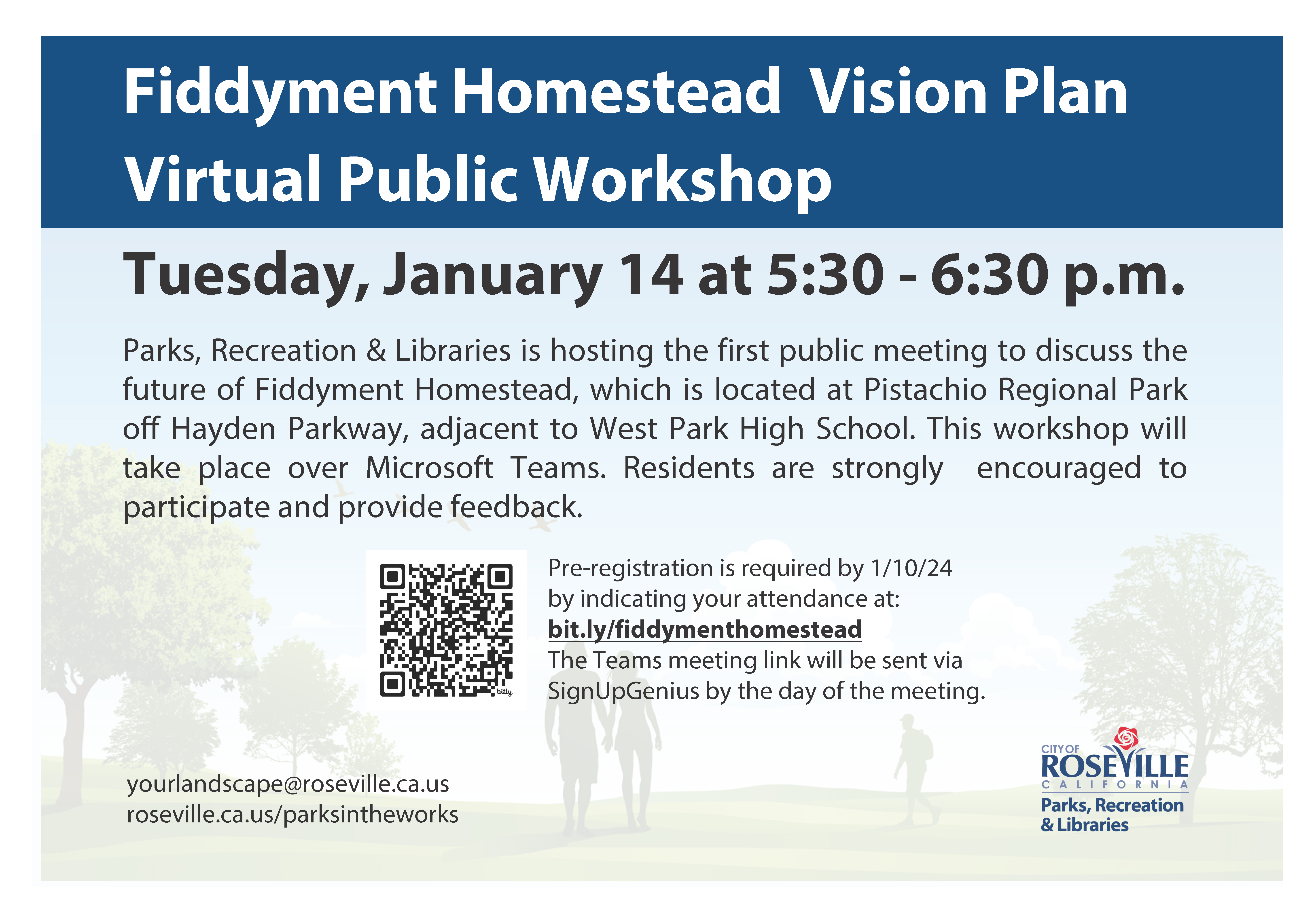 More information about "Fiddyment Homestead Vision Plan Virtual Public Workshop"